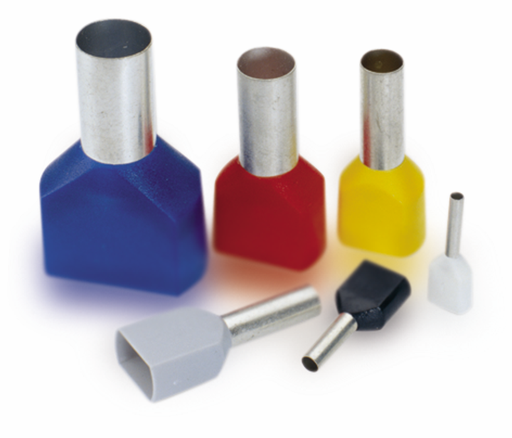 [/SOFAPF/D-4.00D] Embout isolé twin 4mm² gris L=12mm