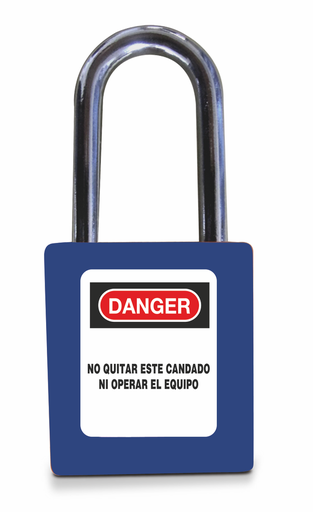 [/SOFC/ABS-38AZ] Cadenas de sécurité ABS bleu