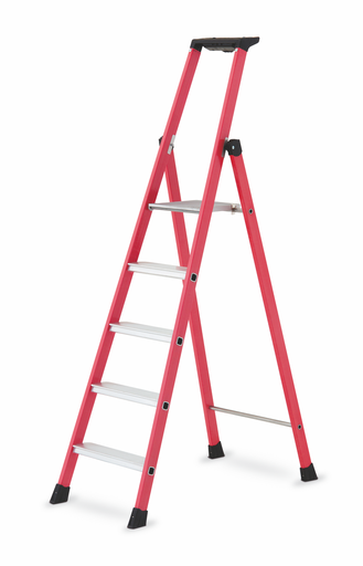 [/SOFCOMPACT1.95/1.15M] Trapladder met platform en 5 sporten