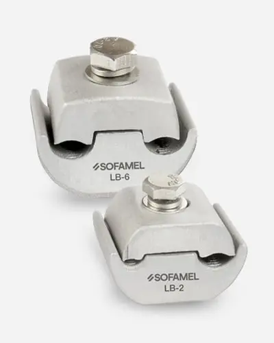 [/SOFLB-2] Paral. verb. met schroef, alu, 50-120/6-35mm²