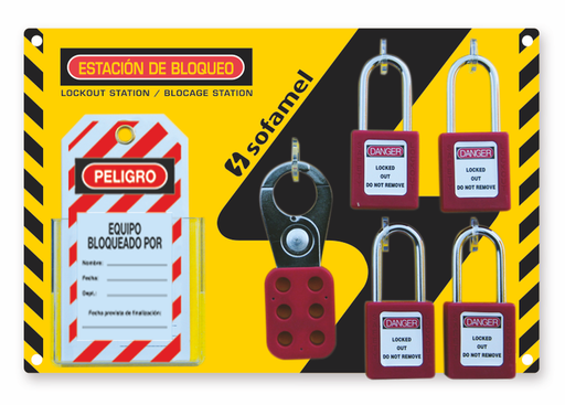 [/SOFLS-4] Station de verrouillage vide 300x210mm