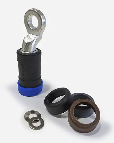 [/SOFTDC/S-150/12KIT] Geïs. bimet. kabelschoen, vertind, 150mm², M12