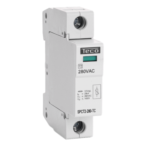 [/SPCT22801] Surge arrester type 2 1p 280Vac 1x20kA