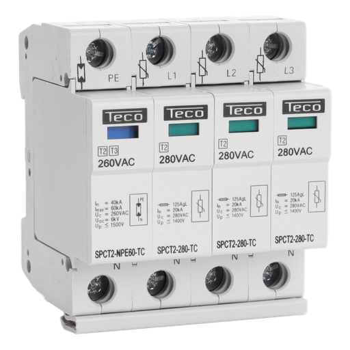 [/SPCT22803NPE] Type 2 parafoudre Teco 3p+N 280V