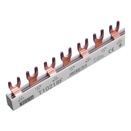 [/T10218F] Section rails fork Teco 10mm² 18mod 2p