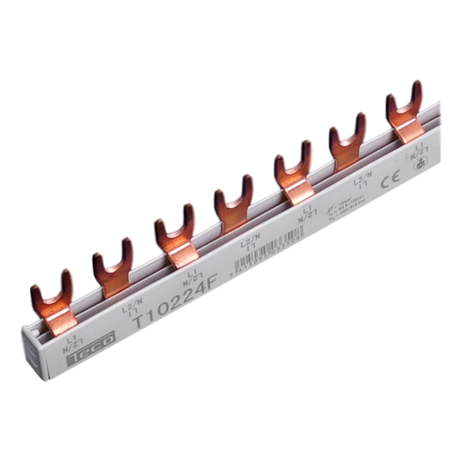 [/T10224F] Section rails fork Teco 10mm² 24mod 2p