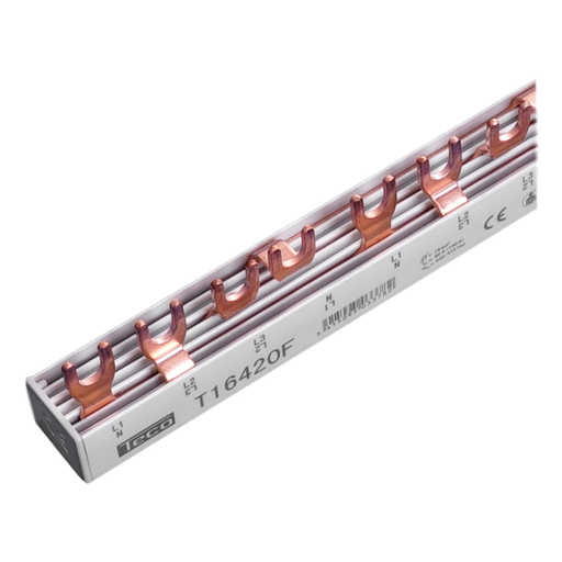 [/T16420F] Section rails fork Teco 16mm² 20mod 4p