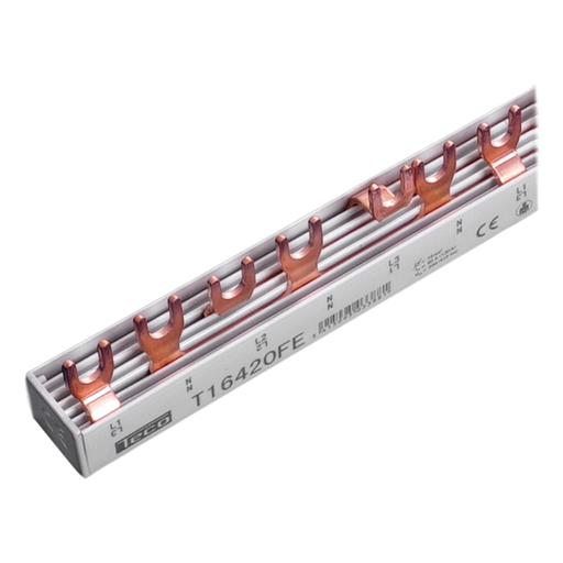 [/T16420FE] Section rails fork Teco 16mm² 20mod 4p distributed