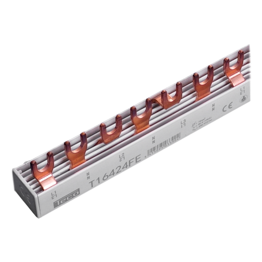 [/T16424FE] Section rails fork Teco 16mm² 24mod 4p distributed