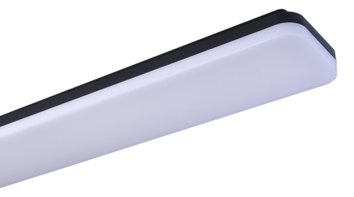[/THIR029D120CB] LED Ceiling Light HILO RECTANGLE IP54 29/38W 3000/4000K 120cm Black