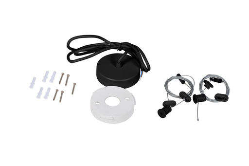 [/THIR120PENDKITB] Kit de suspension  LED HILO RECTANGLE Noir L150