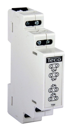 [/TIS4] Signaalscheider Teco met 4 kanalen 230V