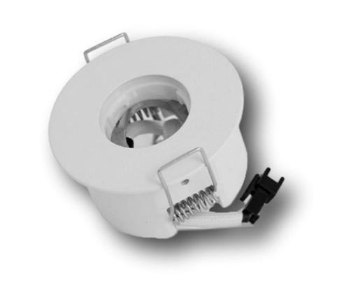 [/TLC100XW64RX] Adaptat Round White Recess D64 without driver for 1x Teco NAULA