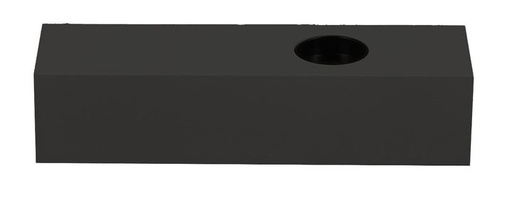 [/TLC110XB0DSS] Rechthoek. Basis 175x50x40 voor TECO LED NAULA Zw. 1x10W Dim