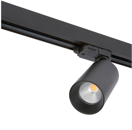 [/TLC112WB36Z0] Tracklight LED 3P TECO NAULA 12W 2700K 36° Ra90 Ø60 Noir Dim