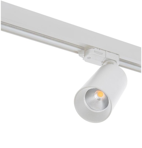 [/TLC112WW36Z0] Tracklight LED 3P TECO NAULA 12W 2700K 36° Ra90 Ø60 White Dim