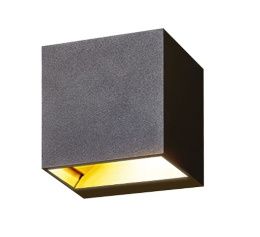 [/TLC205WB60C1] Lampe Murale LED Teco CUSCO 10x10x10 2x5W 3000K Ra90 Dim Nr.