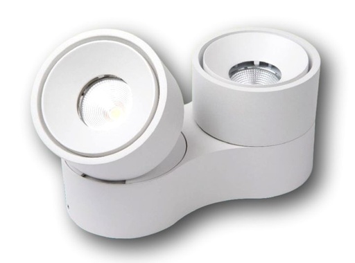 [/TLC210WW32X0] LED Spotlight Teco KALA 2x10W 212x100x103 32° 2700K Ra90 Dim Bl.