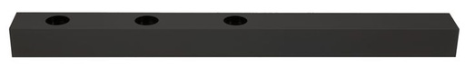 [/TLC330XB0DSS] Base Rectang. 560x50x40 pour LED TECO NAULA Noir 3x10W Dim