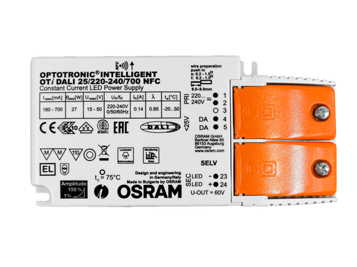 [/TLK586DS3] (AS) Driver DALI OSRAM 350mA TECO KHEO 58 (3 pcs) + anti-tract.