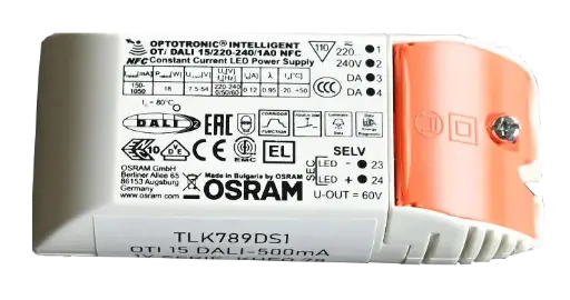 [/TLK789DS3] (AS) Driver DALI OSRAM 500mA TECO KHEO 78 (3 pcs) + anti-tract.