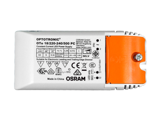 [/TLK789PHD] (AS) Driver OSRAM 18W Phase dim 500mA 