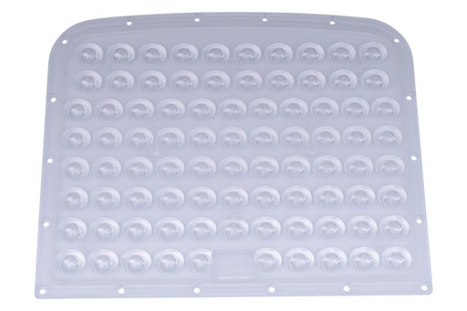 [/TLUMLENS90120240] Lentille Asymetrique T4 90x140 degres pour LUMI 152/200/240W