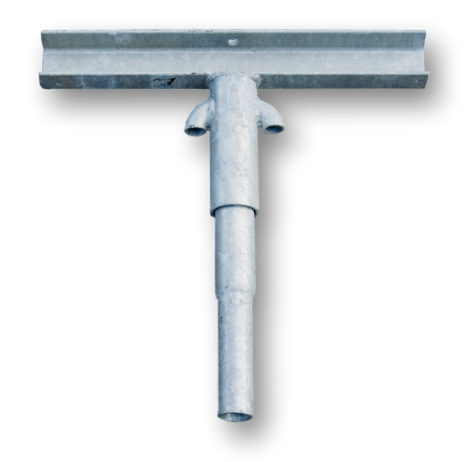 [/TLUR76TR0500] Traverse acier galvanisé 500 mm pour 1 projecteur mât Ø76