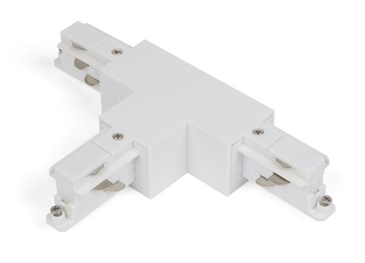 [/TLZ000W002TL] Connecteur en T gauche-droite Blanc pour Rail 3P Teco