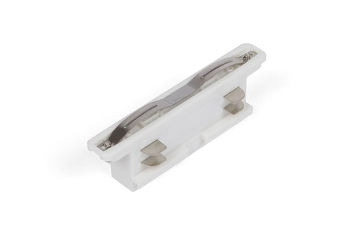 [/TLZ000WSTRMN] Straight Connector mini White for Track 3P Teco