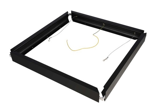 [/TYAB0006060B] Cadre apparent Noir pour dalle Led 60x60