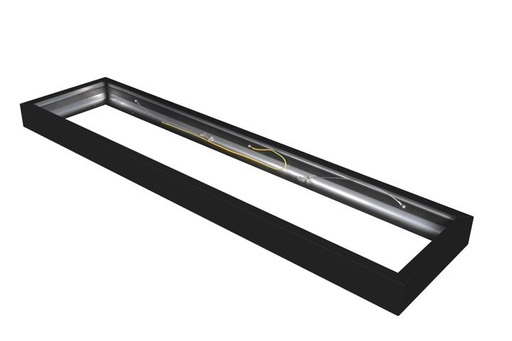 [/TYAB0030120B] Cadre apparent Noir pour dalle Led 30x120