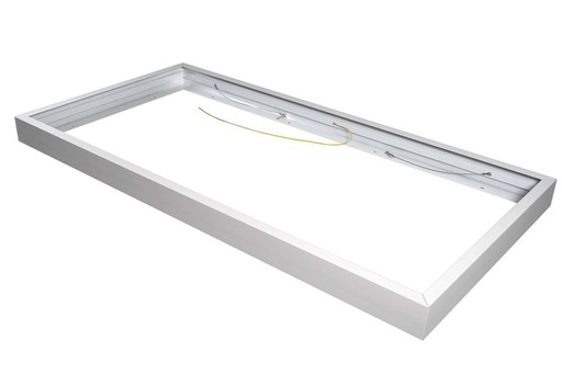 [/TYAB0060120W] Cadre apparent Blanc pour dalle Led 60x120