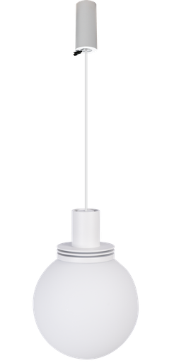 [/ABOL10DP00VW] (AS)Pendel bol NAULA 2700K + base  Phase dim Blanc