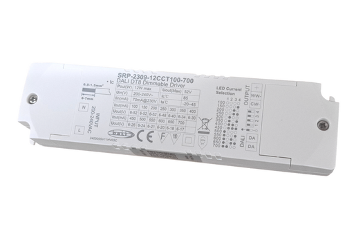 [/AD12DALIDT8DS] DALI DT8 Driver 12W SOLIS 100-700mA avec anti-tract.