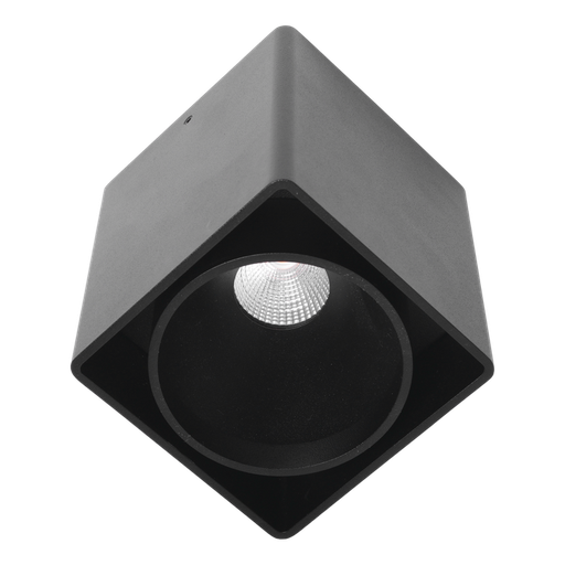 [/BC1KUANA2700KB] (AS)KUANA 9W  vierkant 2700K Zwart