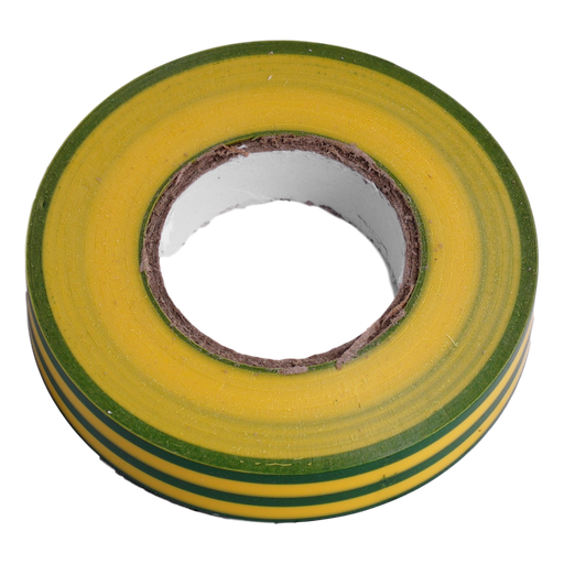 [/NI14T] Self-extinguishing insulating tape Teco 15mm x 0.15mm x 10m GREEN-YELLOW