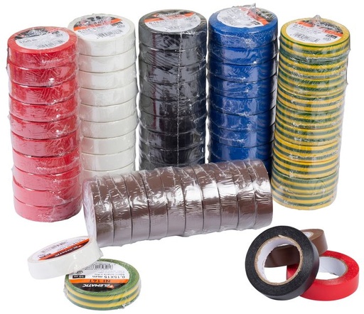 [/NI18BI] Self-extinguishing insulating tape Teco 25mm x 0.15mm x 25m WHITE