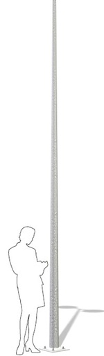 [/TMATAURIGA6MG] Mât AURIGA 6M T60 Galvanisé