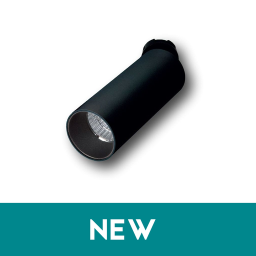 [/TLC410WB34DTW] LED Spotlight TECO NAULA 9W 1900-3000K Ra90 Dim Black 34° 40x105mm