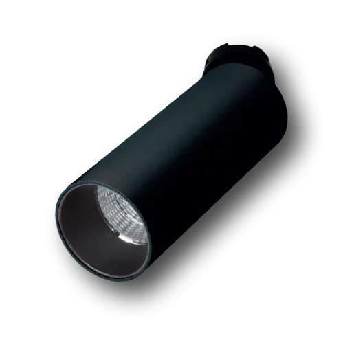 [/TLC410WB34DTW] TECO LED Spot NAULA 9W 1900-3000K Ra90 Dim Zwart 34° 40x105mm