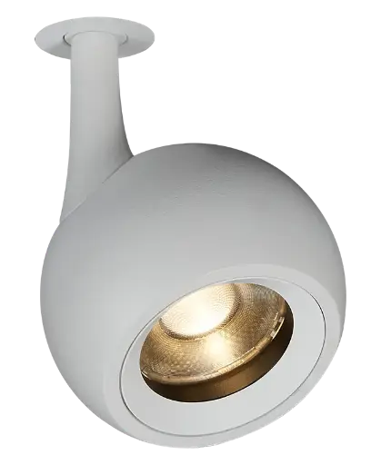 [/TLC750WW34S0] Spot LED TECO NAULA  9W 2700K Ra90 Dim Blanc 34° 75X106mm