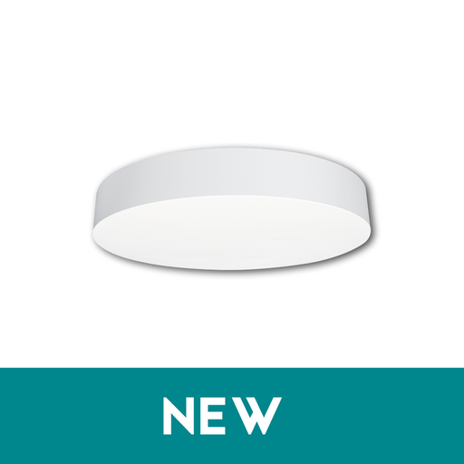 [/TSUNY2801015WCCTW] Plafonnier SUNY Diam.280mm 10/15W CCT 3000/4000/5700K IP44 Blanc