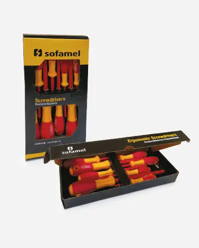 [/SOF30111] Insulated screwdrivers set flathead + PHILIPS® 1000V