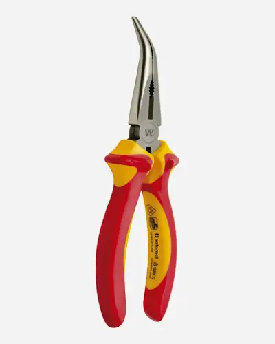[/SOFA-PFC-200] Insulated bent nose plier curved 200mm 1000V A-PFC-200