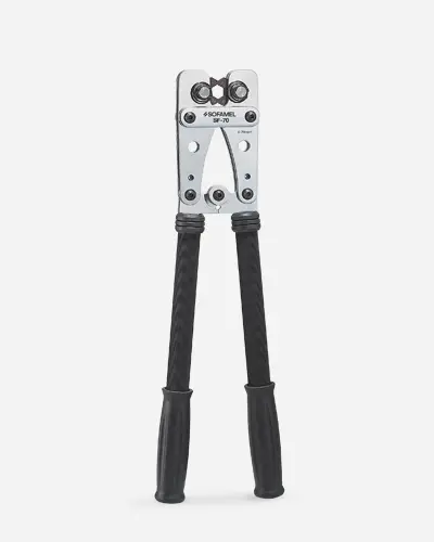 [/SOFSF-70] Krimptang voor niet-geïsoleerde kabelschoenen  6-70mm²