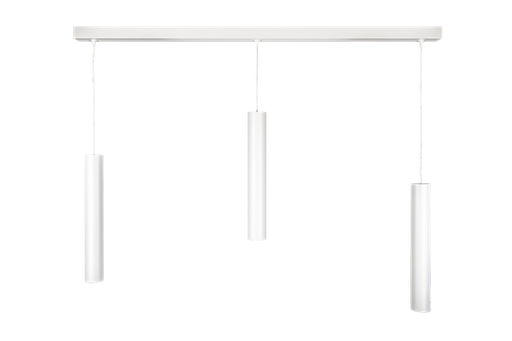 [/TLC330W402700K] (AS)Base Rect. 1150x50x40 + NAULA Blanc 3x9W Sym Dim
