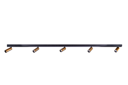 [/TLC550B6103000K] (AS)Base Rect. 1650x50x40 + NAULA SPOT  5x9W Sym Dim
