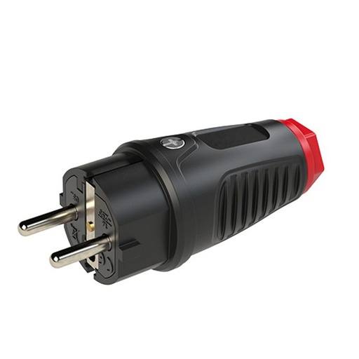 [/00115N] RUBBEREN Mannelijk MOBIELE STEKKER IP54 16A 2P+T 250V