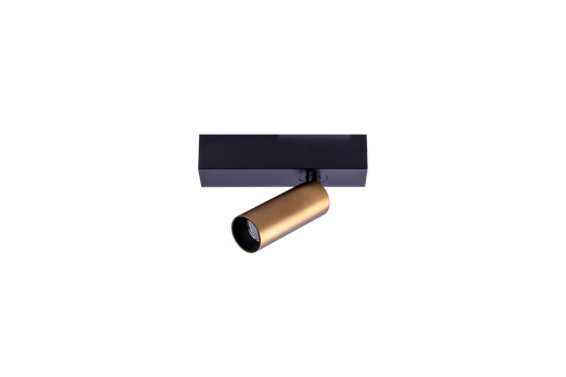 [/TLC11R0E4103000K] (AS)Base Rectang. 175x50x40 + NAULA  SPOT Noir+Bronze 1x9W Dim